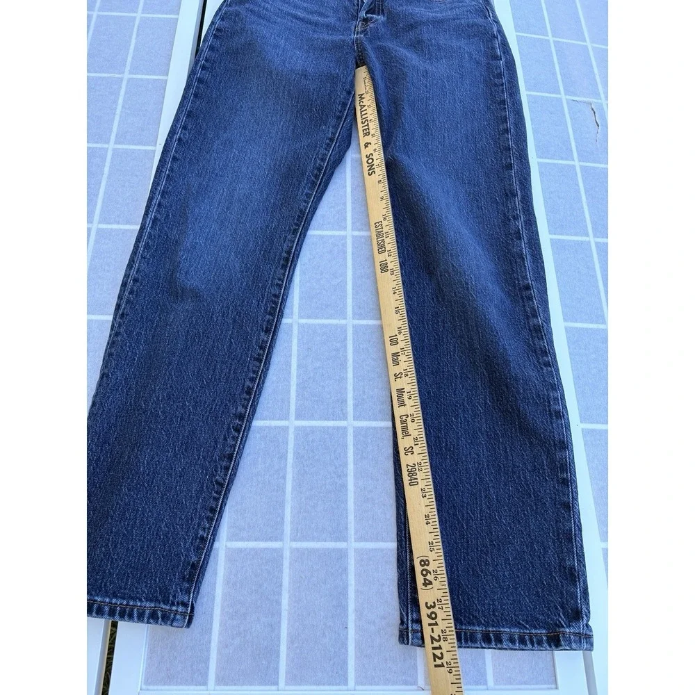 Levi's 501 Curve Jeans Women Dark Wash Button Fly 24 x 30 Super High Rise Sz‎ 00